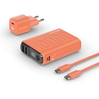 Realpower Powerbank PB-10000 Power Pack Orange