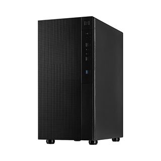 Inter-Tech IT-2508 Square Midi Tower schwarz