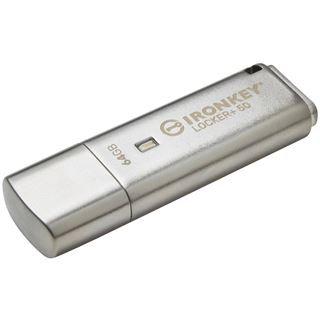 64 GB Kingston IronKey Locker+ 50 silber USB 3.0