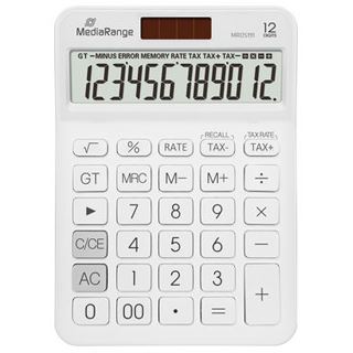 MediaRange Taschenr.m.Steuerb. 12-st. LC-Display Solar/Bat.