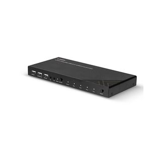 Lindy 4 Port HDMI 18G, USB 2.0 & Audio KVM Switch