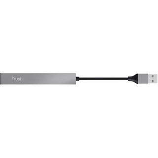 Trust Halyx 4-PORT MINI USB HUB 23786 Aluminium