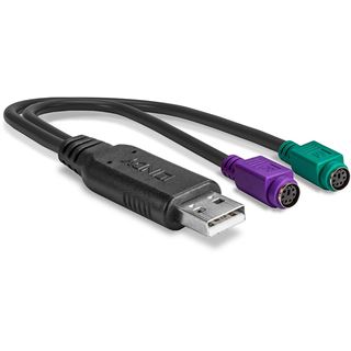 LINDY USB auf PS/2 Konverter Zum Anschluss von zwei