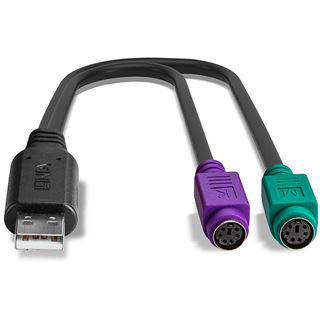 LINDY USB auf PS/2 Konverter Zum Anschluss von zwei
