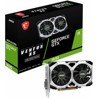 4GB MSI GeForce GTX 1630 VENTUS XS OC Aktiv PCIe 3.0 x16 (Retail)