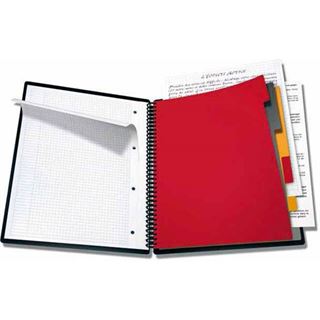 Oxford Organsierbook A4+ GRAU 100102777 80Blatt 80gr kariert 5mm