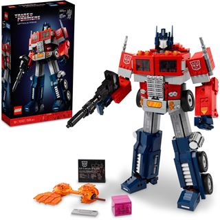 LEGO Icons 10302 Optimus Prime, Transformers 2-in-1 Set, LKW und