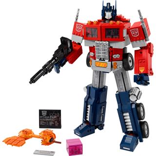 LEGO Icons 10302 Optimus Prime, Transformers 2-in-1 Set, LKW und