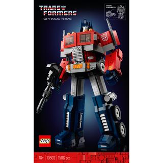 LEGO Icons 10302 Optimus Prime, Transformers 2-in-1 Set, LKW und