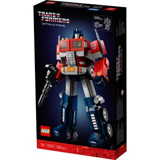 LEGO Icons 10302 Optimus Prime, Transformers 2-in-1 Set, LKW und
