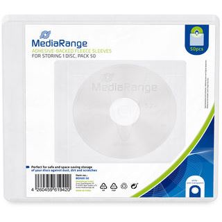 MediaRange FLIESTASCHEN 1DISK (50) BOX69-50 Leerhuellen