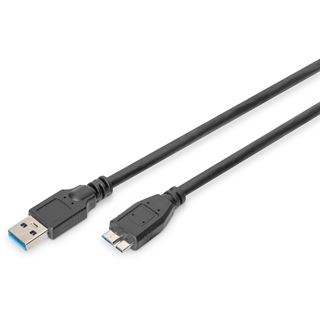 3.00m Digitus USB Anschlusskabel USB 3.0 USB A Stecker auf USB B