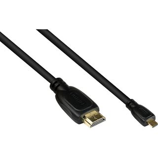 (€17,80*/1m) 0.50m Good Connections HDMI 2.0b Adapterkabel Micro