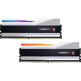 64GB G.Skill Trident Z5 RGB silber DDR5-6000 DIMM CL30 Dual Kit