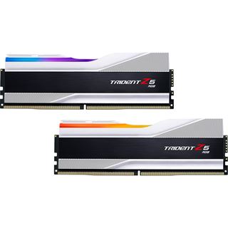 64GB G.Skill Trident Z5 RGB silber DDR5-6000 DIMM CL30 Dual Kit