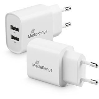Mediarange Steckdosenladenger&auml;t 12W MRMA114 weiss
