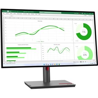 27" (68,58cm) Lenovo ThinkVision 63A2GAT1EU schwarz 2560x1440