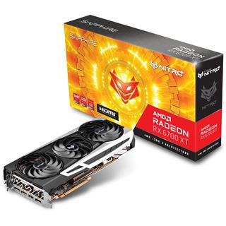 12GB Sapphire Radeon RX 6700 XT Nitro+ Aktiv PCIe 4.0 x16 (Retail)