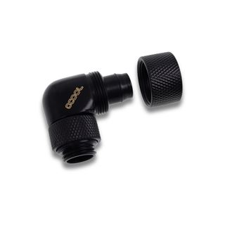 Alphacool Eiszapfen 13/10mm Anschraubt&uuml;lle 90&deg; drehbar G1/4