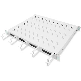 Digitus 1U fixed shelf for 600mm depth cabinets incl. cable