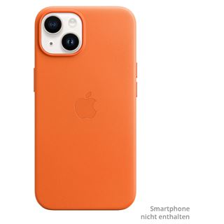 Apple iPhone 14 LEATHER CASE orange