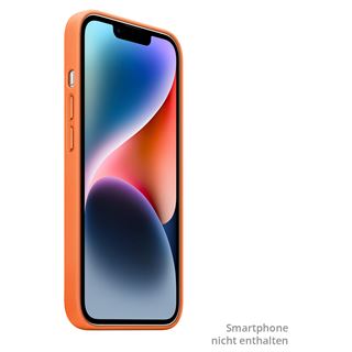 Apple iPhone 14 LEATHER CASE orange