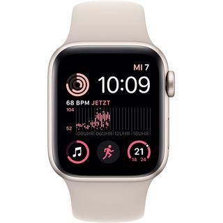 Apple Watch SE Aluminium 40mm Polarstern Sportarmband Polarstern