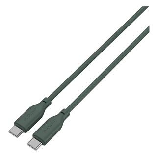 4smarts USB-C / USB-C Silikon-Kabel High Flex 60W 1,5m petrol