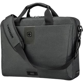 Wenger MX ECO Brief, 16" Laptop Briefcase, Charcoal