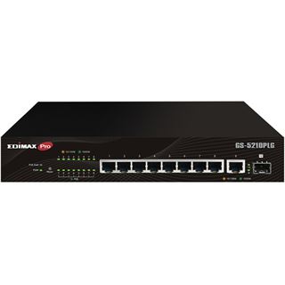 Edimax 10 Port Gigabit PoE+ Web Smart Managed Switch mit 100 Watt