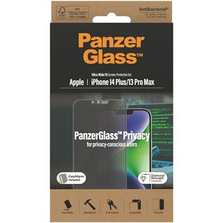 PanzerGlass SP iPhone 14 Plus UWF Privacy AB m. Applikator