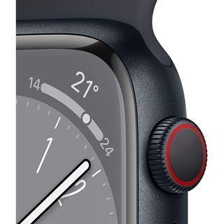 Apple Watch S8 Aluminium 41mm Cellular Mitternacht Sportarmband