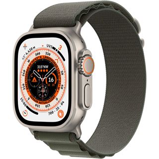 Apple Watch Ultra Titanium 49mm Cellular Green Alpine Loop Small