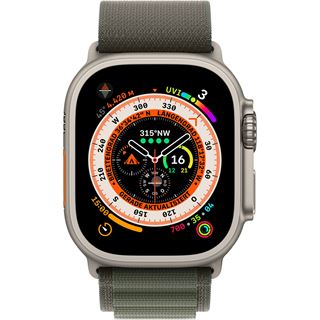 Apple Watch Ultra Titanium 49mm Cellular Green Alpine Loop Small