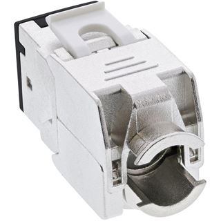 InLine 8er Pack Keystone RJ45 Buchse, geschirmt, Cat.6A, schwarz