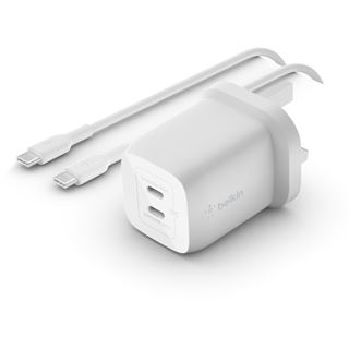 2.00m Belkin DUAL USB C GAN charger 100W