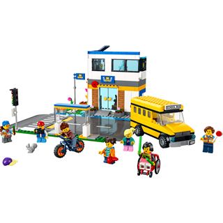 LEGO City 60329 Schule mit Schulbus
