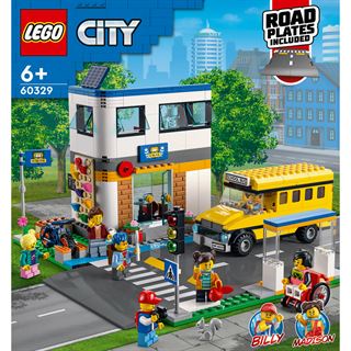 LEGO City 60329 Schule mit Schulbus