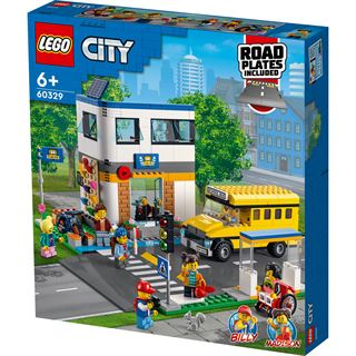 LEGO City 60329 Schule mit Schulbus