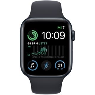 Apple Watch SE Aluminium GPS + Cellular Midnight, Sportarmband