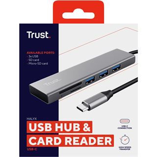 Trust HALYX USB 3.2 24191 Multi-Slot-Kartenleser