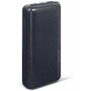 Gembird Powerbank 20.000 mAh USB schwarz