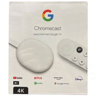 Google Chromecast with TV 4K ice white