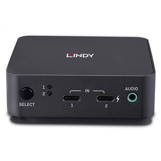 Lindy 2 Port Type C, DisplayPort 1.2 KVM Switch