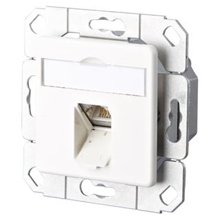 Metz Connect E-DAT C6 1 Port UPk reinweiß