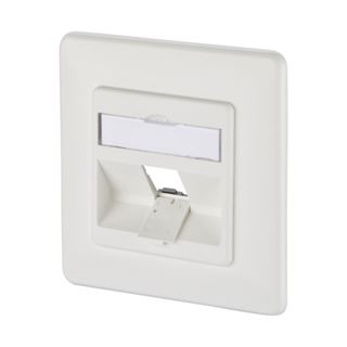 Metz Connect Modul Anschlussdose UP 1 Port unbest&uuml;ckt