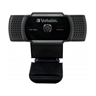 Verbatim Webcam AWC-01, Full HD 1080p, schwarz 2560x1440, 30 FPS,