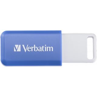 64GB Verbatim 2.0 Stick DataBar, blau Typ-A, (R) 12MB/s, (W) 5MB/s,