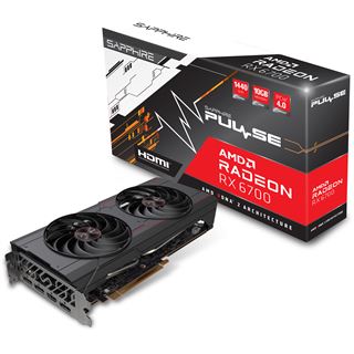 10GB Sapphire Radeon RX 6700 Pulse Gaming OC GDDR6 HDMI
