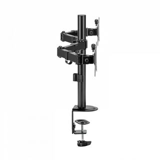 V7 Dual Monitor Clamp Desk Mount